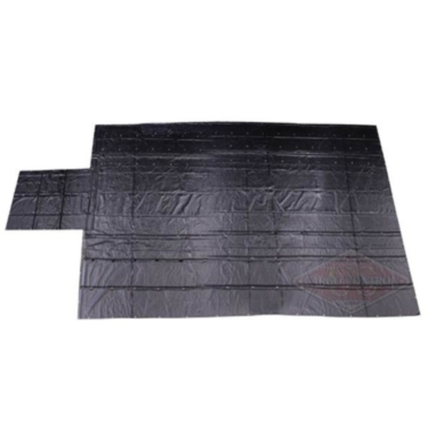 Us Cargo Control Tarp, Black, PVC Coated Polyester MLT20286-BLK